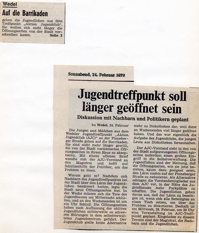 Zeitungsauschnitte